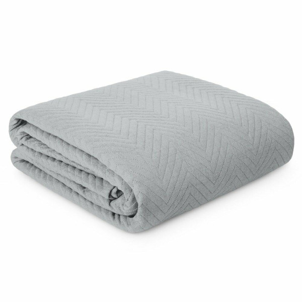 Narzuta Srebrna Jodełka 200x220 Nowoczesny Styl 722613