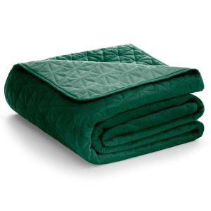 Narzuta velvetowa Laila 170×270 zielona AmeliaHome 892716