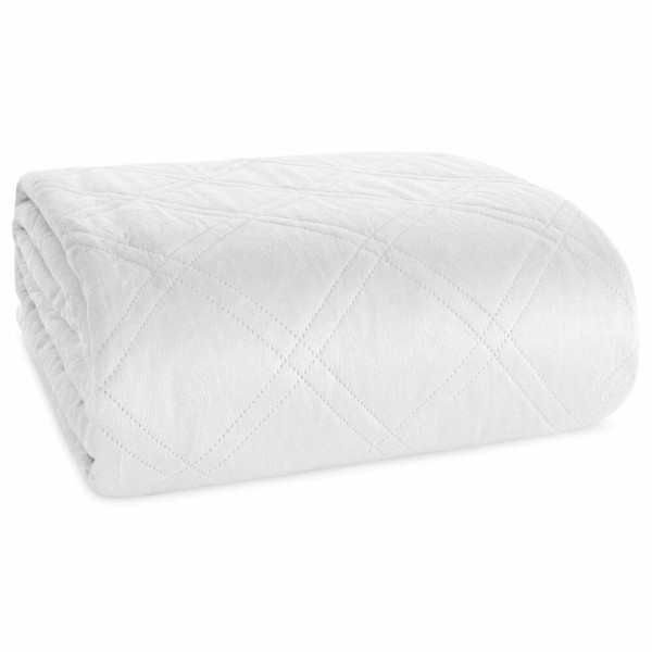 Narzuta welurowa biała 170x210 cm elegant Luiz 722628