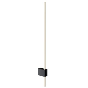 Naścienna lampa Pars C070WL-L6GB3K LED 6W podłużna złota 187497 Naścienna lampa Pars C070WL-L6GB3K LED 6W podłużna złota 187497