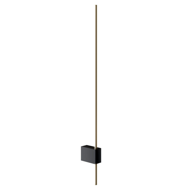 Naścienna lampa Pars C070WL-L6GB3K LED 6W podłużna złota 187497