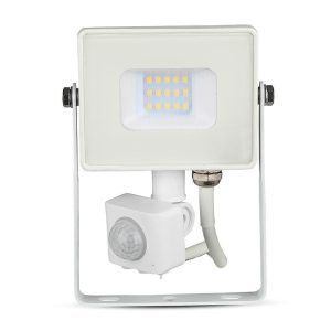 Naświetlacz 10 z czujnikiem biały LED 10W 800lm biały neutralny IP65 V-TAC 896650 Naświetlacz 10 z czujnikiem biały LED 10W 800lm biały neutralny IP65 V-TAC 896650
