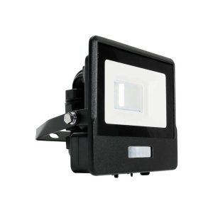 Naświetlacz 118S z czujnikiem czarny LED 10W 735lm biały ciepły IP65 V-TAC 897047 Naświetlacz 118S z czujnikiem czarny LED 10W 735lm biały ciepły IP65 V-TAC 897047