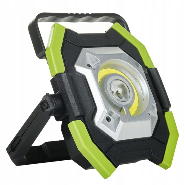 Naświetlacz akumulatorowy Germina 30W przenośny mała lampa bateryjna 1szt. 667071