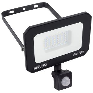 Naświetlacz Aston LED 15,5 cm z czujnkiem ruchu czarny 345473