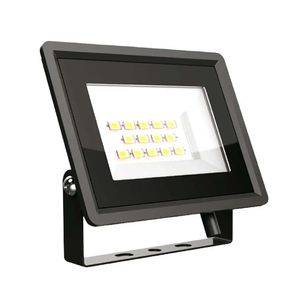 Naświetlacz halogen 4914 czarny LED 10W 750lm biały zimny IP65 V-TAC 896535