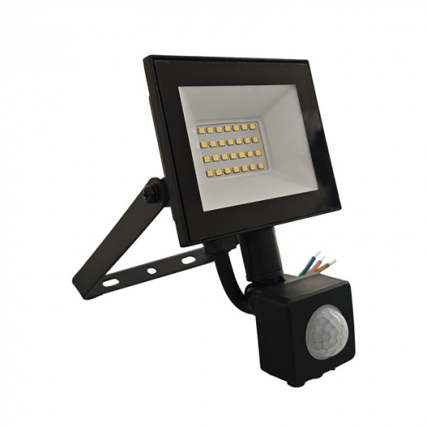 Naświetlacz halogen czarna LED 20W 4000K 1800lm Ecolight 1006202