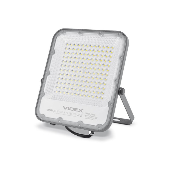 Naświetlacz halogen DAVIS szary LED 100W 13000lm 5000K IP65 Videx 898976