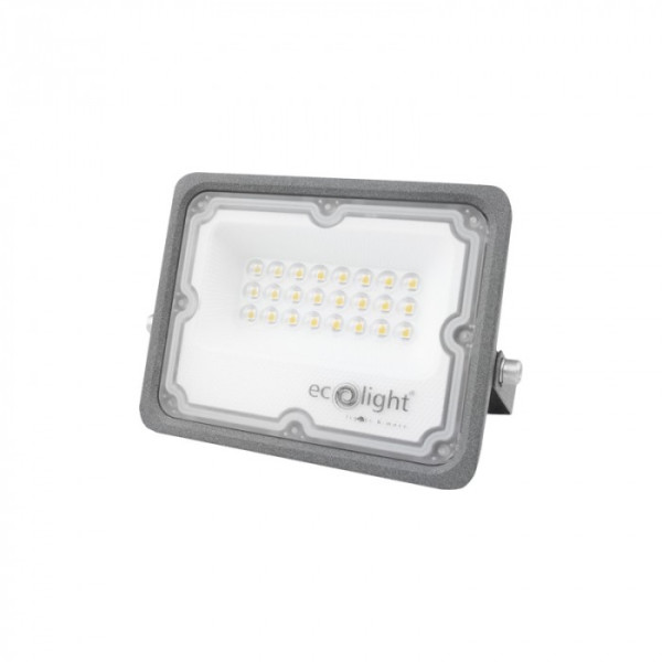 Naświetlacz halogen ECO ciemnoszary LED 20W 2000lm 4000K IP65 Ecolight 1016479
