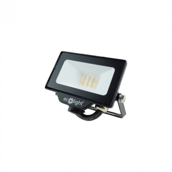 Naświetlacz halogen ECO czarny LED 10W 900lm biały neutralny IP65 Ecolight 1016677