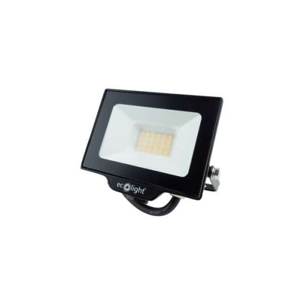 Naświetlacz halogen ECO czarny LED 20W 1800lm 4000K IP65 Ecolight 1016872