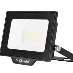 Naświetlacz halogen ECO czarny LED 20W 1800lm biały zimny IP65 Ecolight 1016910