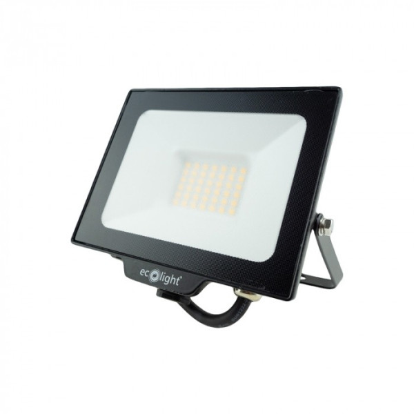 Naświetlacz halogen ECO czarny LED 30W 2700lm 4000K IP65 Ecolight 1016651