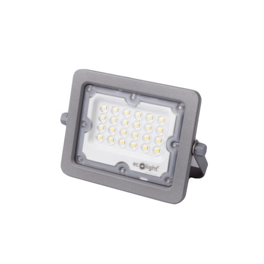 Naświetlacz halogen ECO szary LED 20W 2000lm biały neutralny IP65 Ecolight 1016721