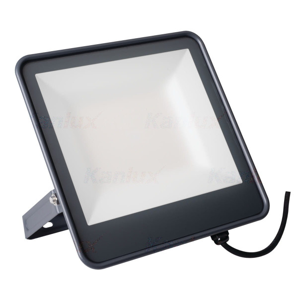 Naświetlacz halogen IQ czarny LED 90W 10800lm biały neutralny IP65 Kanlux 897598