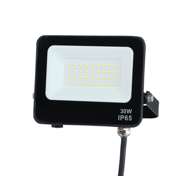 Naświetlacz halogen LED 4000K czarny LED 30W 2700lm 4000K IP65 Eko-Light 896723