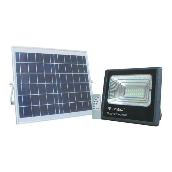 Naświetlacz halogen LED V-TAC Solarny 16W IP65 VT-40W neutralny 1050lm 915611
