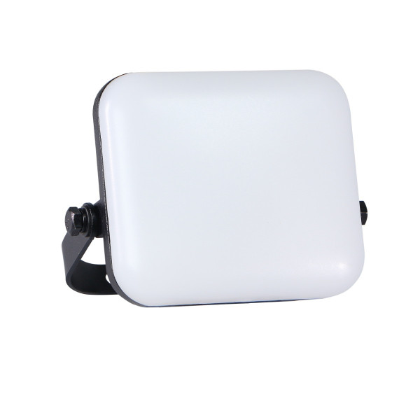 Naświetlacz halogen MILKY czarno-biały LED 10W 750lm 4000K IP65 Polux 896866