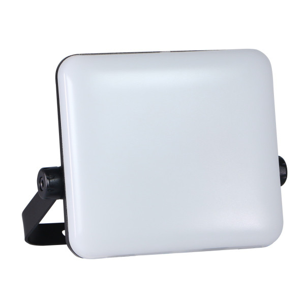 Naświetlacz halogen MILKY czarno-biały LED 30W 2250lm 4000K IP65 Polux 896534