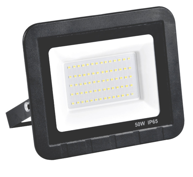 Naświetlacz halogen POL czarny LED 50W 4200lm 6500K IP65 Polux 897158