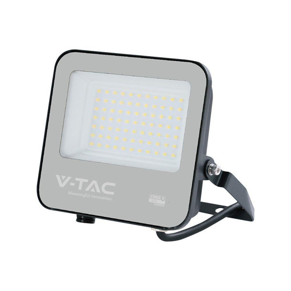 Naświetlacz halogen VT-4455 czarny LED 50W 4000K 6750lm IP65 V-TAC 1006169
