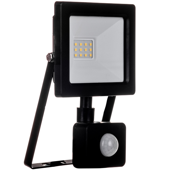 Naświetlacz LED Germina 10W z czujnikiem ruchu lampa zewnętrzna IP65 1szt. 667091