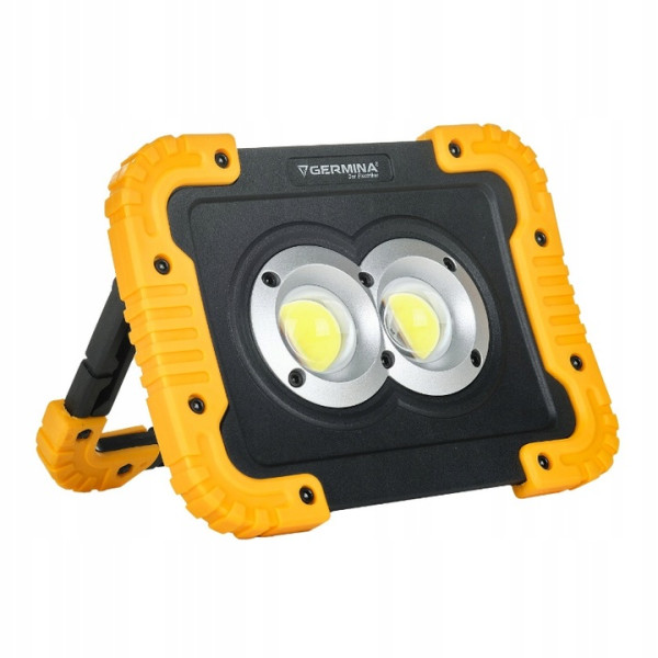 Naświetlacz LED Germina 20W akumulatorowa + power bank robocza 1szt. 667044