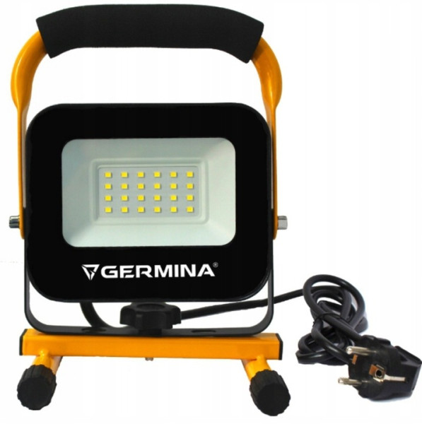 Naświetlacz LED Germina 20W na niskim statywie lampa robocza IP65 1szt. 667061