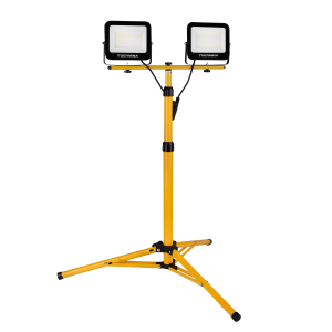 Naświetlacz LED Germina 2x100W na żółtym statywie lampa halogen 1szt. 667060 Naświetlacz LED Germina 2x100W na żółtym statywie lampa halogen 1szt. 667060