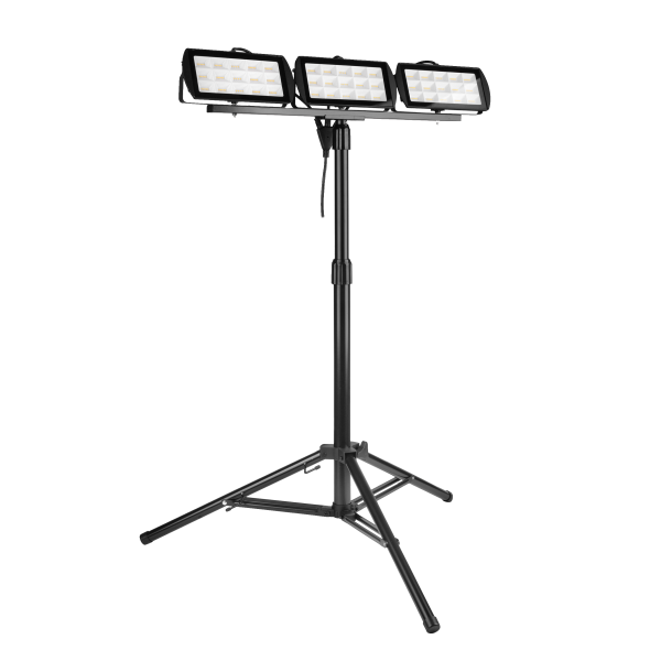 Naświetlacz LED Germina 3x45W na statywie IP65 z kablem spiralnym 1szt. 667037