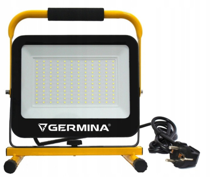 Naświetlacz LED Germina 50W na niskim statywie lampa robocza IP65 1szt. 667069