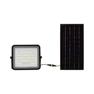Naświetlacz LED Solarny V-TAC 10W Pilot Timer IP65 Czarny 6400K 800lm 915592 Naświetlacz LED Solarny V-TAC 10W Pilot Timer IP65 Czarny 6400K 800lm 915592