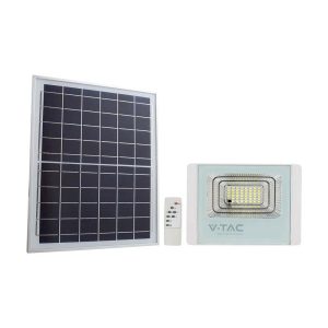 Naświetlacz LED Solarny V-TAC 16W Biały IP65, Pilot, Timer 6000K 1050lm 915557 Naświetlacz LED Solarny V-TAC 16W Biały IP65, Pilot, Timer 6000K 1050lm 915557