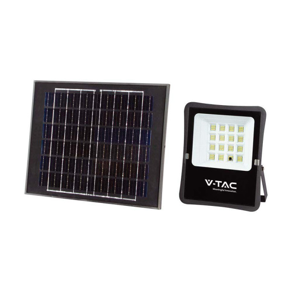 Naświetlacz LED Solarny V-TAC 16W Pilot, AUTO, Timer IP65 6400K 1600lm 915619