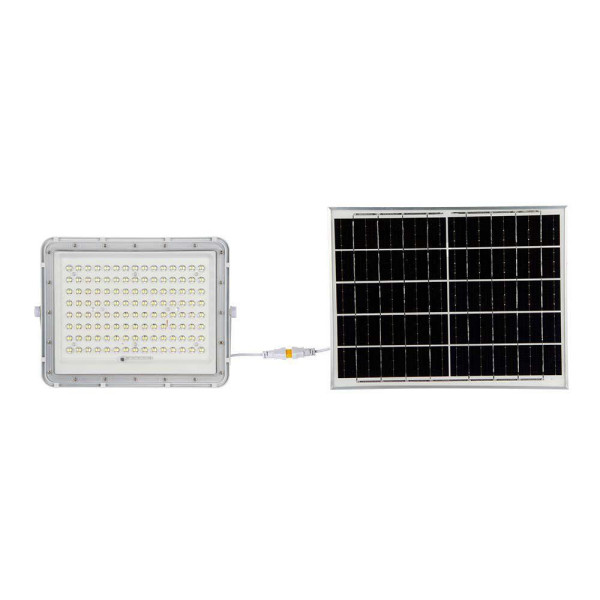 Naświetlacz LED Solarny V-TAC 20W Pilot Timer IP65 Biały 6400K 1800lm 915527