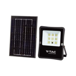 Naświetlacz LED Solarny V-TAC 6W Pilot, AUTO, Timer IP65 6400K 400lm 918058 Naświetlacz LED Solarny V-TAC 6W Pilot, AUTO, Timer IP65 6400K 400lm 918058
