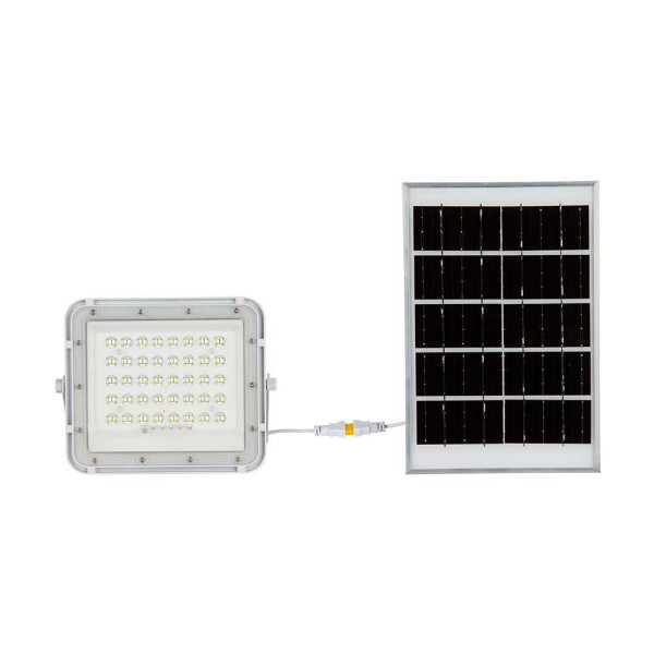 Naświetlacz LED Solarny V-TAC 6W Pilot Timer IP65 Biały 6400K 400lm 915577