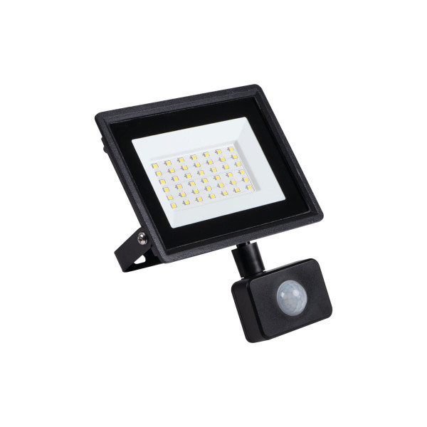 Naświetlacz LF z czujnikiem czarny LED 30W 2650lm 4000K IP44 Miledo 896760