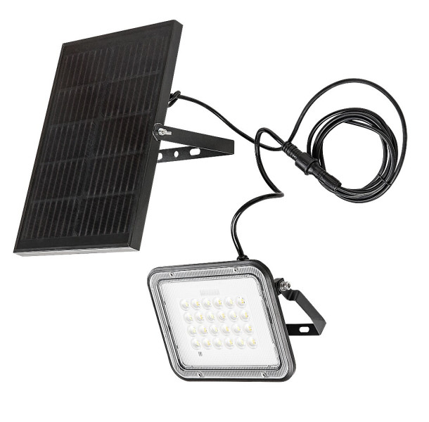 Naświetlacz solarny nad garaż pilot zmienna barwa LED 6.5W IP65 Rabalux 913779