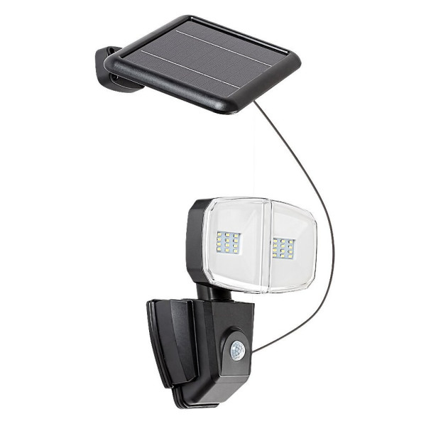 Naświetlacz solarny z czujnikiem ruchu LED 12W Zlarin czarny 77012 Rabalux 962483