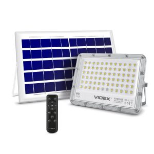 Naświetlacz solarny z pilotem 1000lm=LED 10W 5000K IP65 SOLAR Videx 918073 Naświetlacz solarny z pilotem 1000lm=LED 10W 5000K IP65 SOLAR Videx 918073