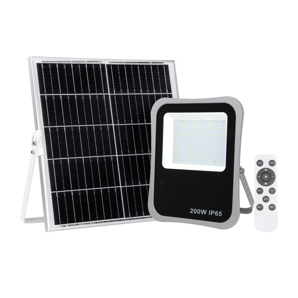 Naświetlacz zewnętrzny Bares szara LED 200W 4000K 1670lm Italux 1020150