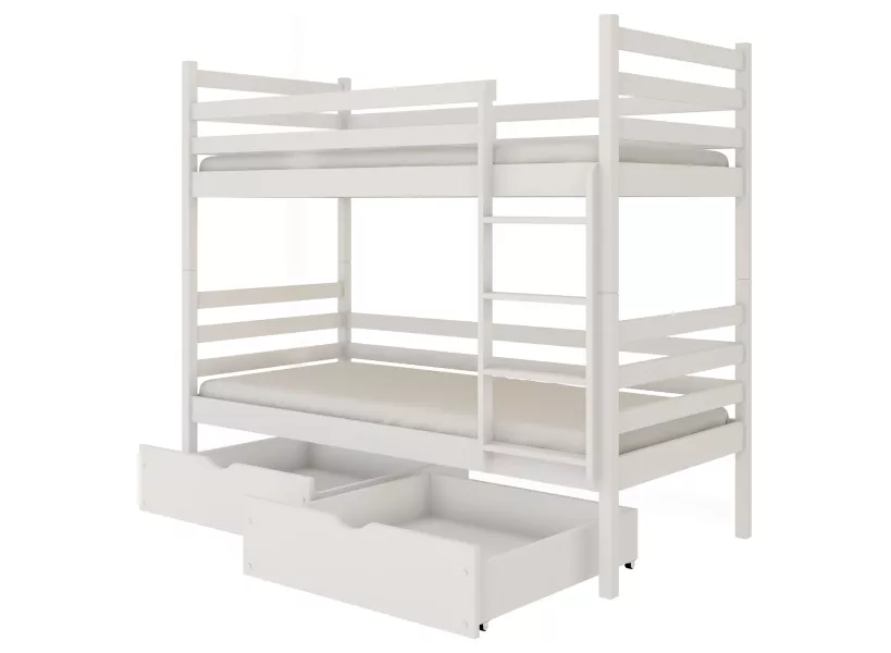 NEMO 80x160 białe łóżko piętrowe Lano Meble 566823