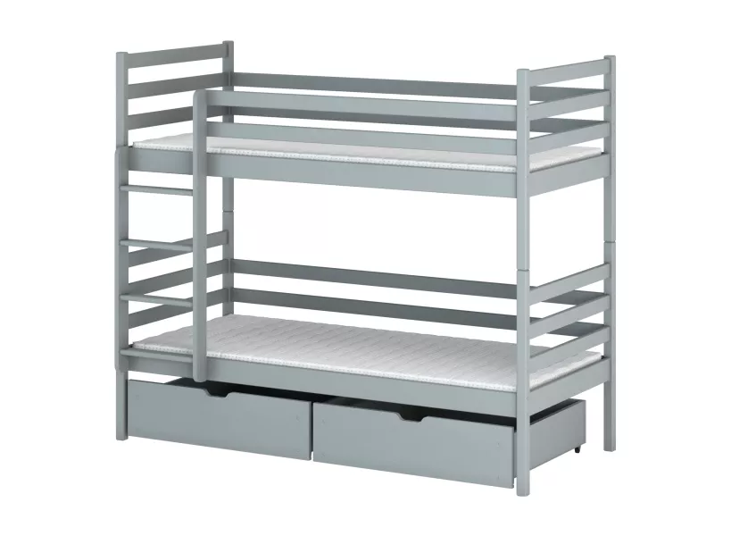 NEMO 80x180 popiel łóżko piętrowe Lano Meble 802978