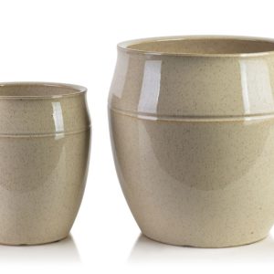 NEVA BEIGE Komplet 2 osłonek ceramicznych 30,5×30,5×30,5cm/20,5×20,5x23cm 917041 NEVA BEIGE Komplet 2 osłonek ceramicznych 30,5×30,5×30,5cm/20,5×20,5x23cm 917041