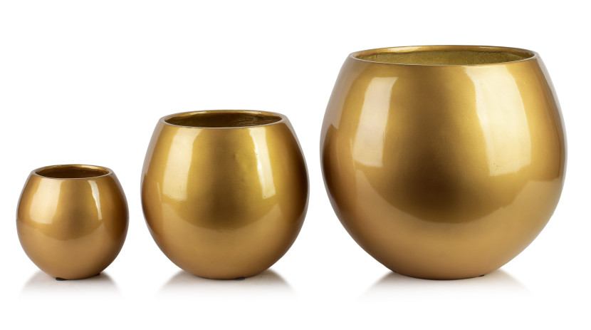 NEVA GOLD Komplet 42.5x42.5x39cm/28x28x27cm/20x20x19cm 970021