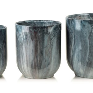 NEVA MARBLE Komplet 3 osłonek ceramicznych 28x28x29/23,5×26,5/19×24,5cm 800995 NEVA MARBLE Komplet 3 osłonek ceramicznych 28x28x29/23,5×26,5/19×24,5cm 800995