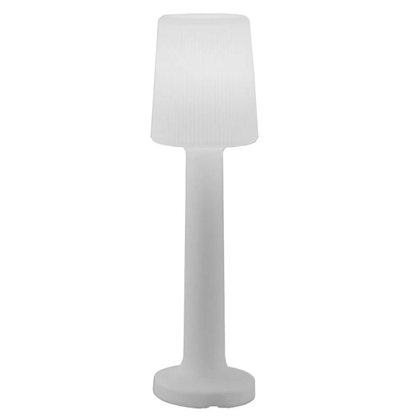 NEW GARDEN lampa ogrodowa CARMEN 110 BATTERY biała 211324
