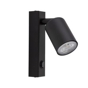 Nex Black Kinkiet 1Xgu10 z włącznikiem 823473 Nex Black Kinkiet 1Xgu10 z włącznikiem 823473