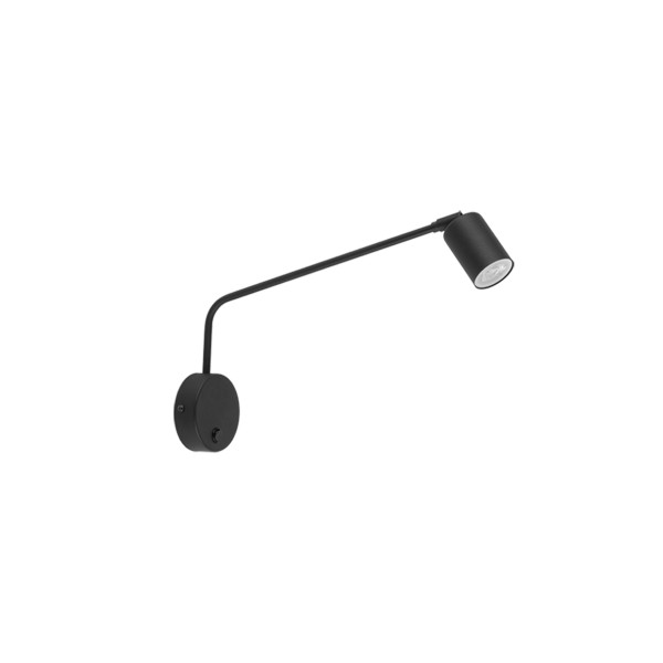 Nex Black Kinkiet 1Xgu10 z włącznikiem 823444